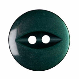 G339-26-26 - FISHEYE BUTTON SIZE 26 COL 26 DARK GREEN (150)