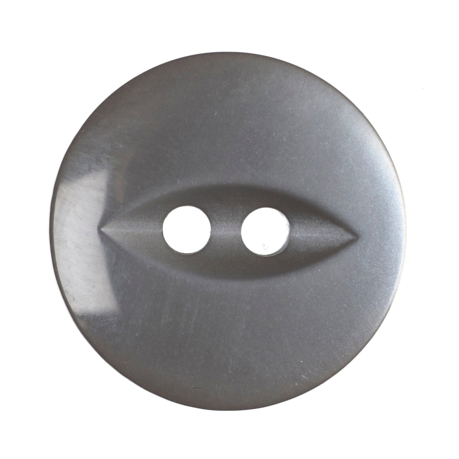 G339-26-31 - FISHEYE BUTTONS SIZE 26 COL 31 GREY (150)