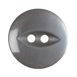 G339-26-31 - FISHEYE BUTTONS SIZE 26 COL 31 GREY (150)