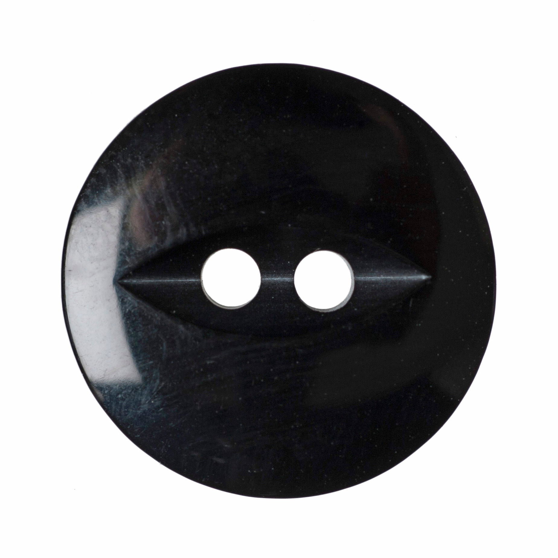 G339-26-34 - FISHEYE BUTTON SIZE 26 COL 34 BLACK (150)