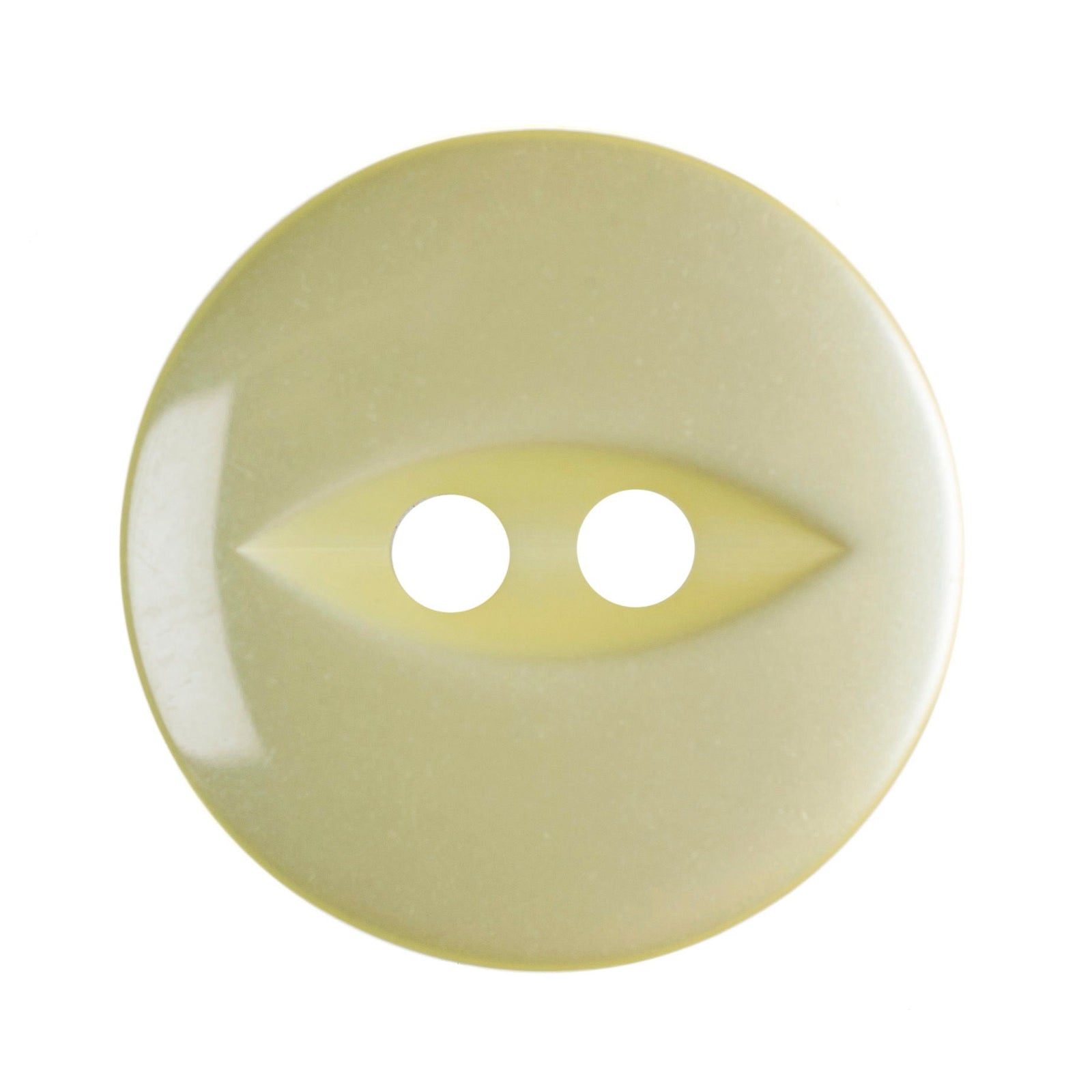 G339-26-3 - FISHEYE BUTTON SIZE 26 COL 3 LEMON (150)