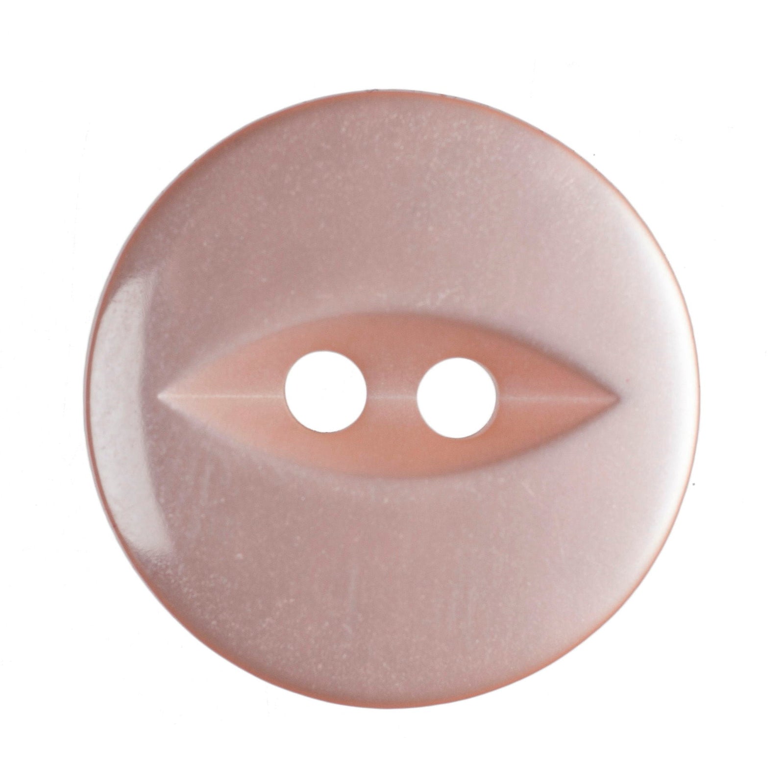 G339-26-5 - FISHEYE BUTTON SIZE 26 COL 5 LIGHT PEACH (150)