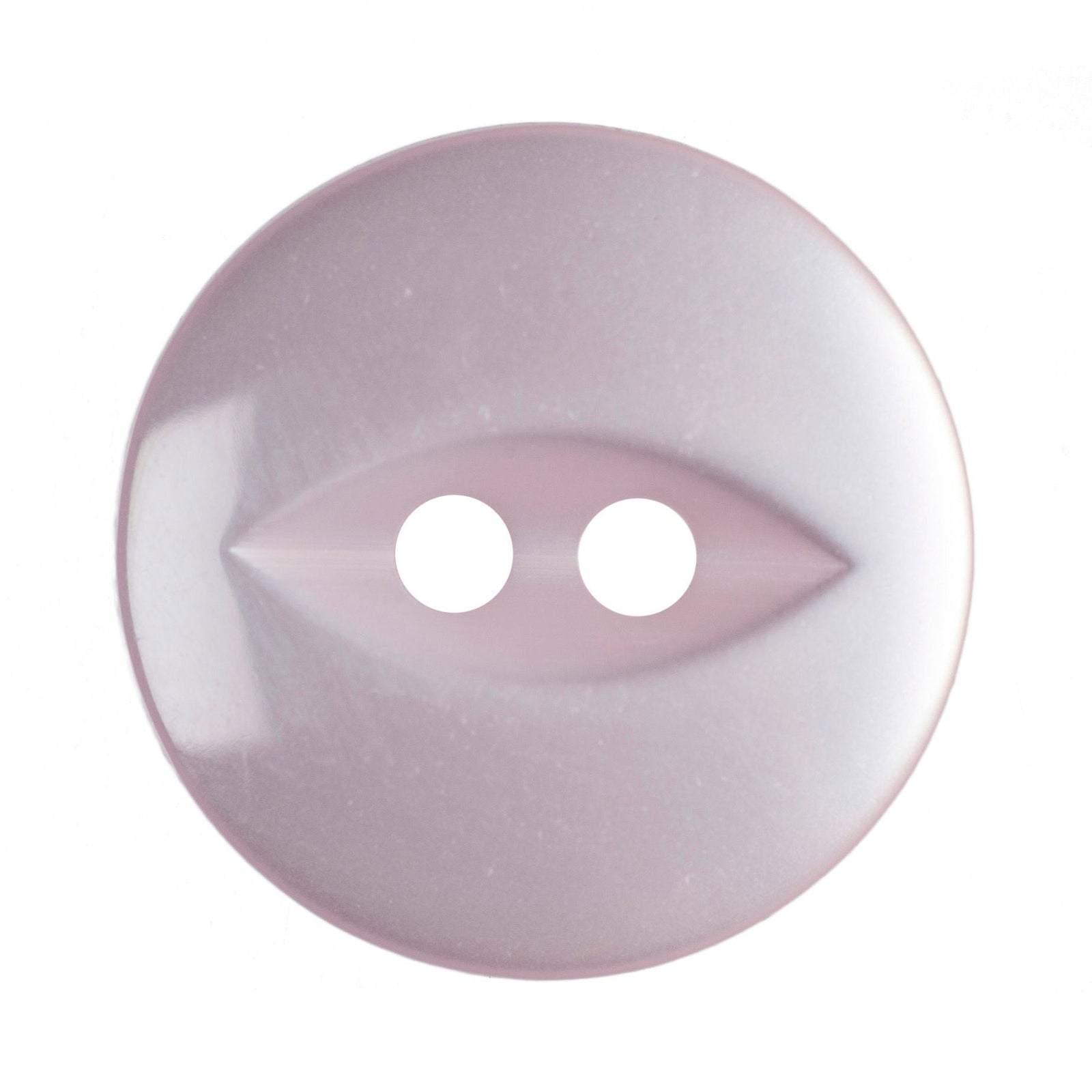 G339-26-6  FISHEYE BUTTON SIZE 26 COL 6 PALE PINK (150)