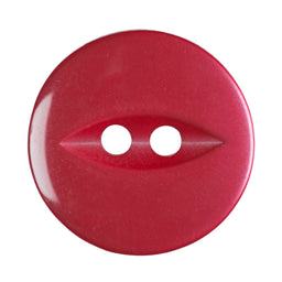 G339-26-8 - FISHEYE BUTTON SIZE 26 COL 8 RED (150)