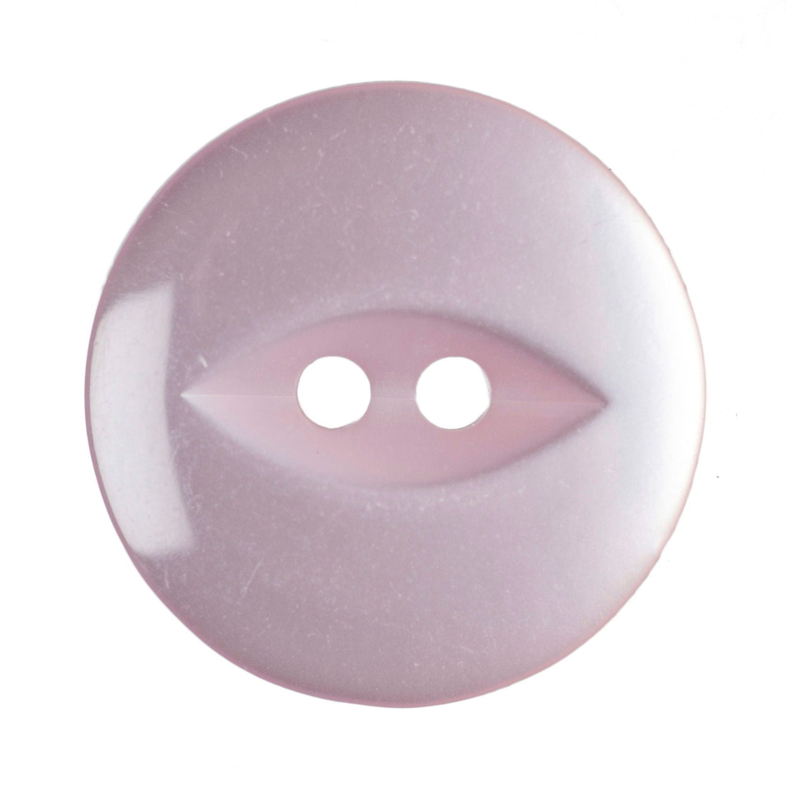 G339-30-06  FISHEYE BUTTON SIZE 30 COL 6 PALE PINK (150)