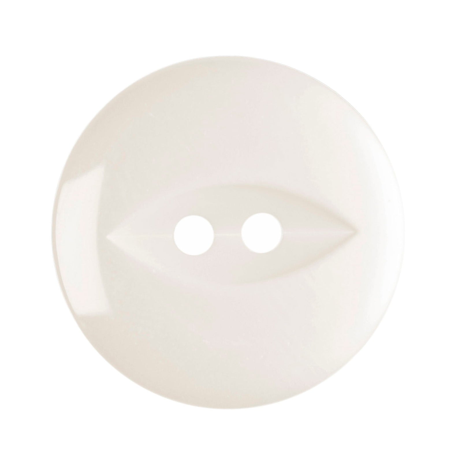 G339-30-101 - FISHEYE BUTTON SIZE 30 COL 101 OPAQUE WHITE (150)