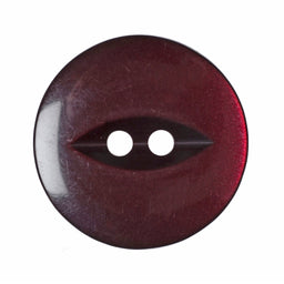 G339-30-12 - FISHEYE BUTTON SIZE 30 COL 12 BURGUNDY (150)