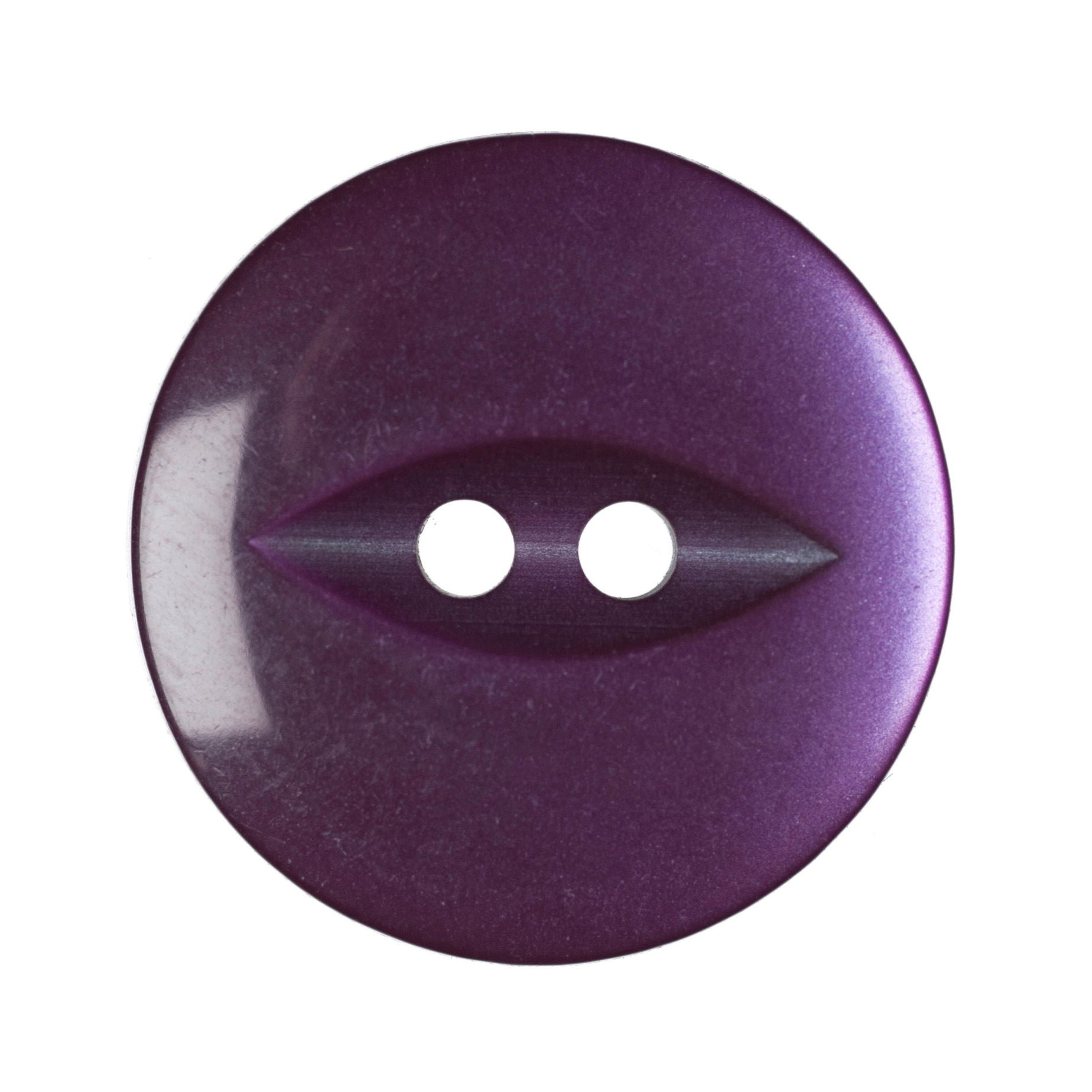 G339-30-14 - FISHEYE BUTTON SIZE 30 COL 14 PURPLE (150)