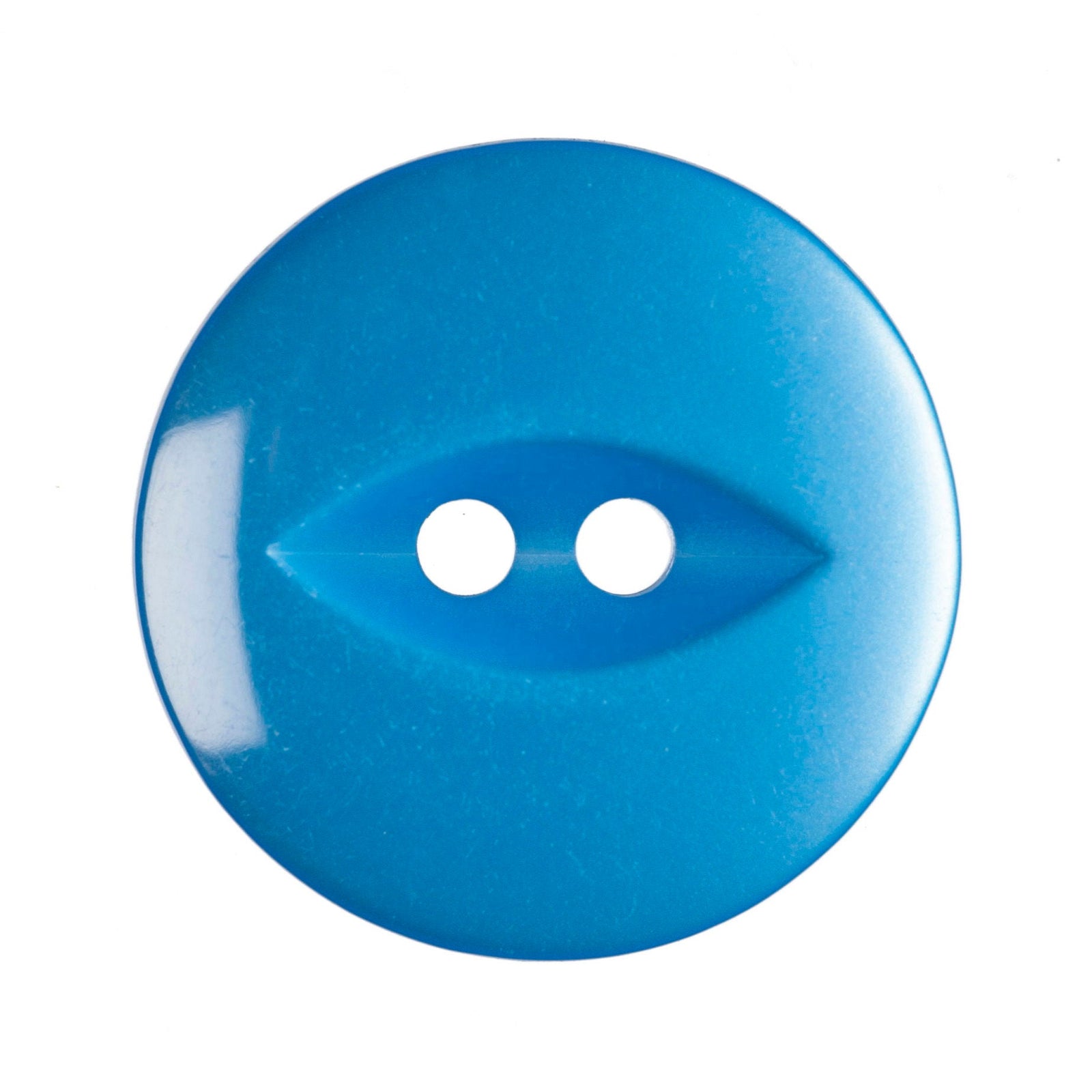 G339-30-16 - FISHEYE BUTTON SIZE 30 COL 16 MID BLUE (150)