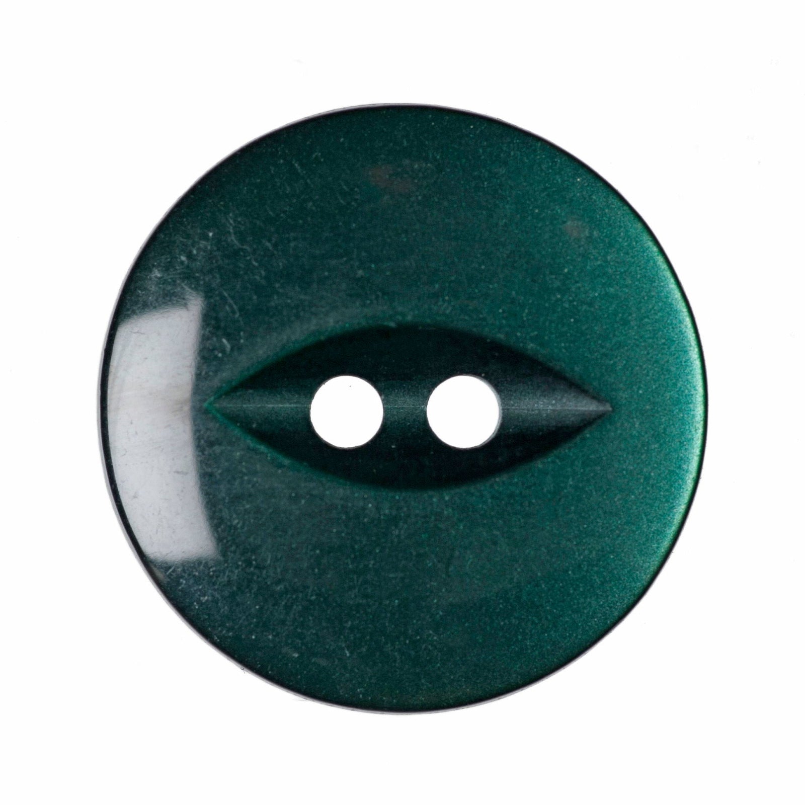 G339-30-26 - FISHEYE BUTTON SIZE 30 COL 26 DARK GREEN (150)