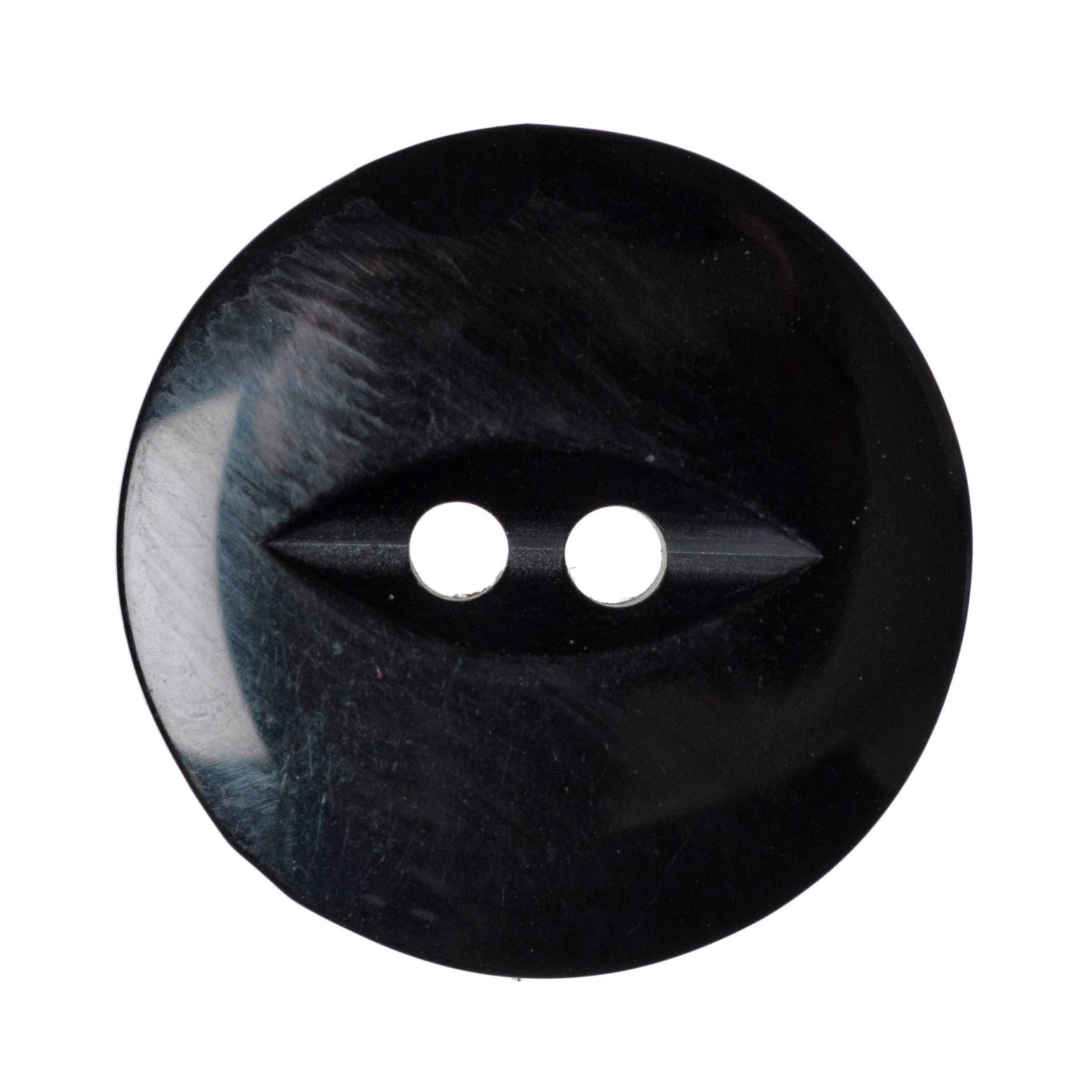 G339-30-34 - FISHEYE BUTTON SIZE 30 COL 34 BLACK (150)