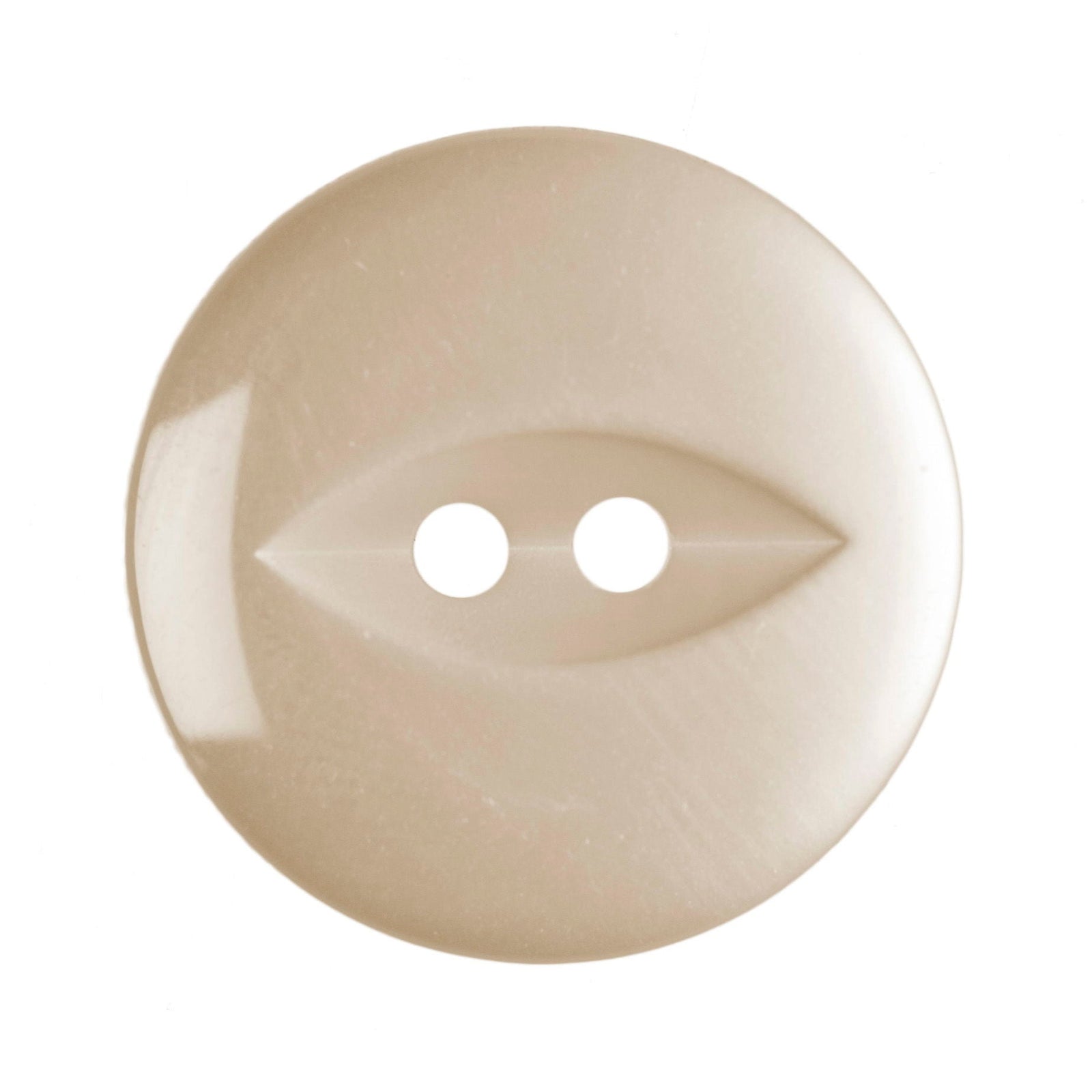G339-30-42 - FISHEYE BUTTON SIZE 30 COL 42 CREAM (150)