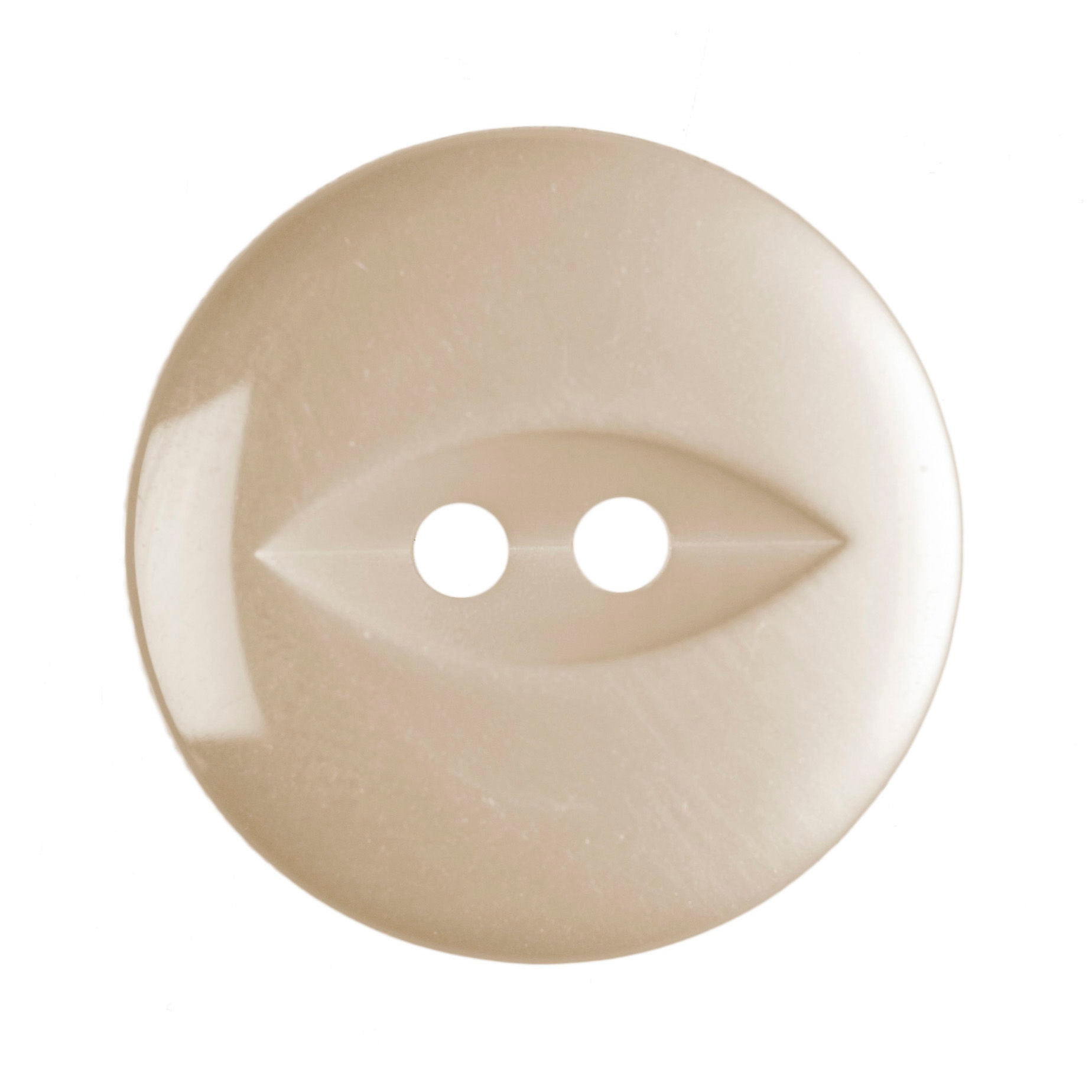 G339-30-42 - FISHEYE BUTTON SIZE 30 COL 42 CREAM (150)