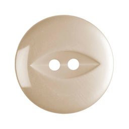 G339-30-42 - FISHEYE BUTTON SIZE 30 COL 42 CREAM (150)