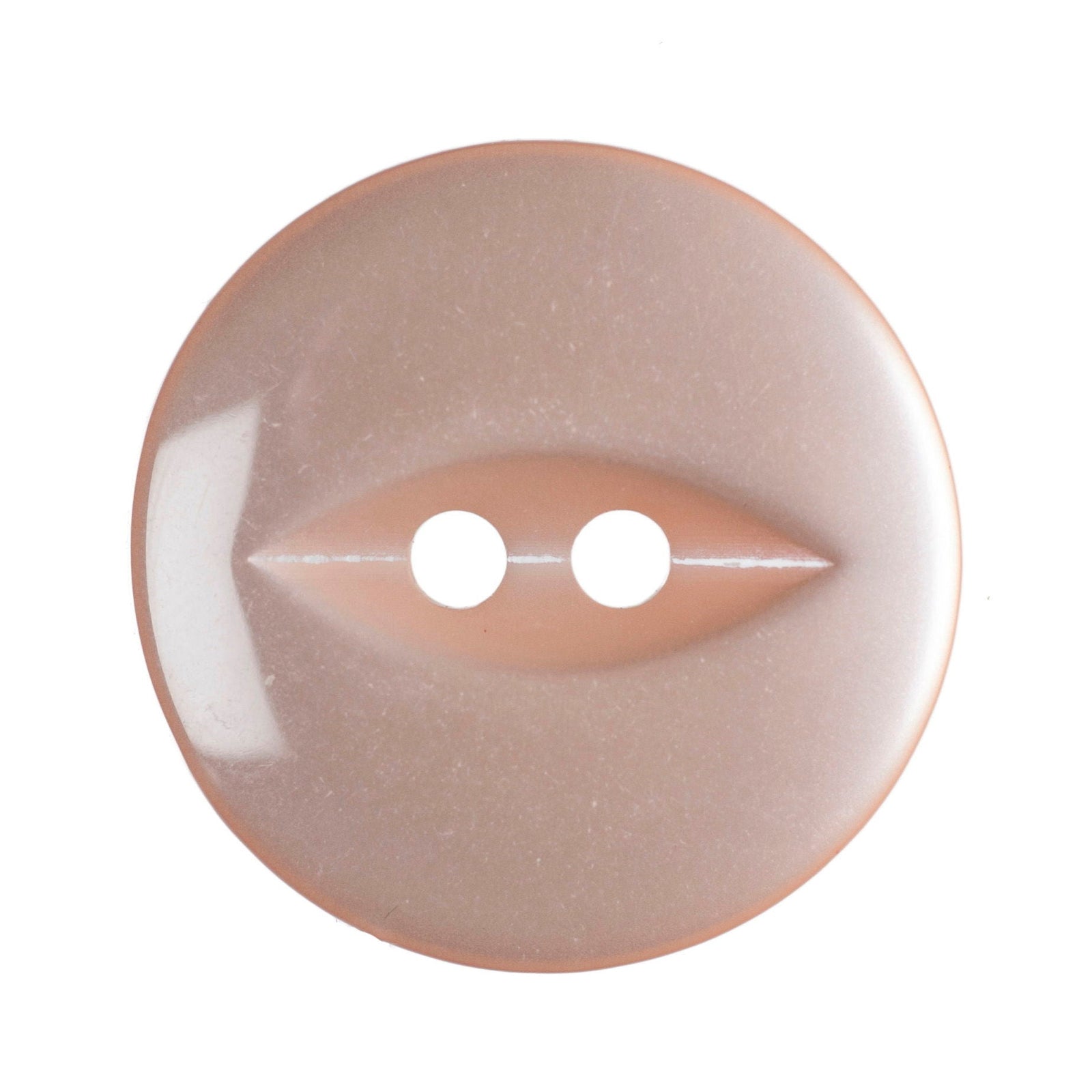 G339-30-5 - FISHEYE BUTTON SIZE 30 COL 5 LT PEACH (150)