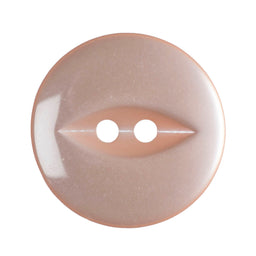 G339-30-5 - FISHEYE BUTTON SIZE 30 COL 5 LT PEACH (150)