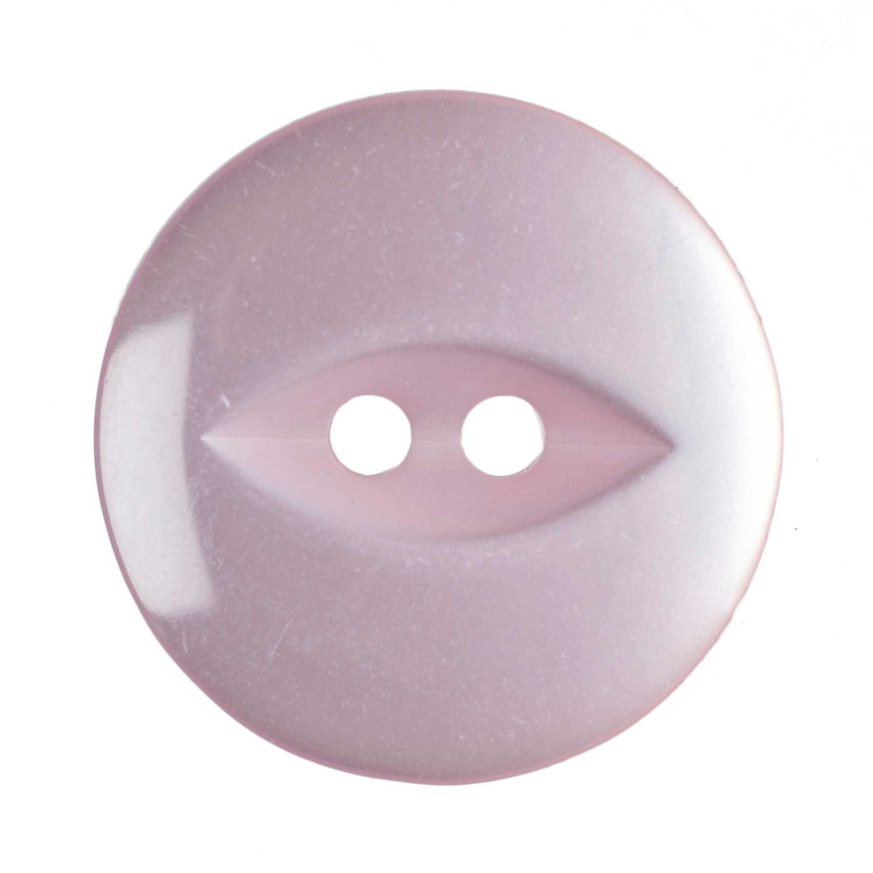G339-30-6 - FISHEYE BUTTON SIZE 30 COL 6 PALE PINK (150)