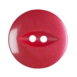 G339-30-8 - FISHEYE BUTTON SIZE 30 COL 8 RED (150)
