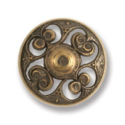 G4227-24-70 - BUTTONS METAL SIZE 24 COL 70 BRONZE (50)