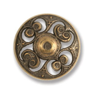G4227-30-70 - BUTTONS METAL SIZE 30 COL 70 BRONZE (50)
