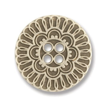 G4228-36-100 - BUTTONS METAL SIZE 36 COL 100 SILVER (50)