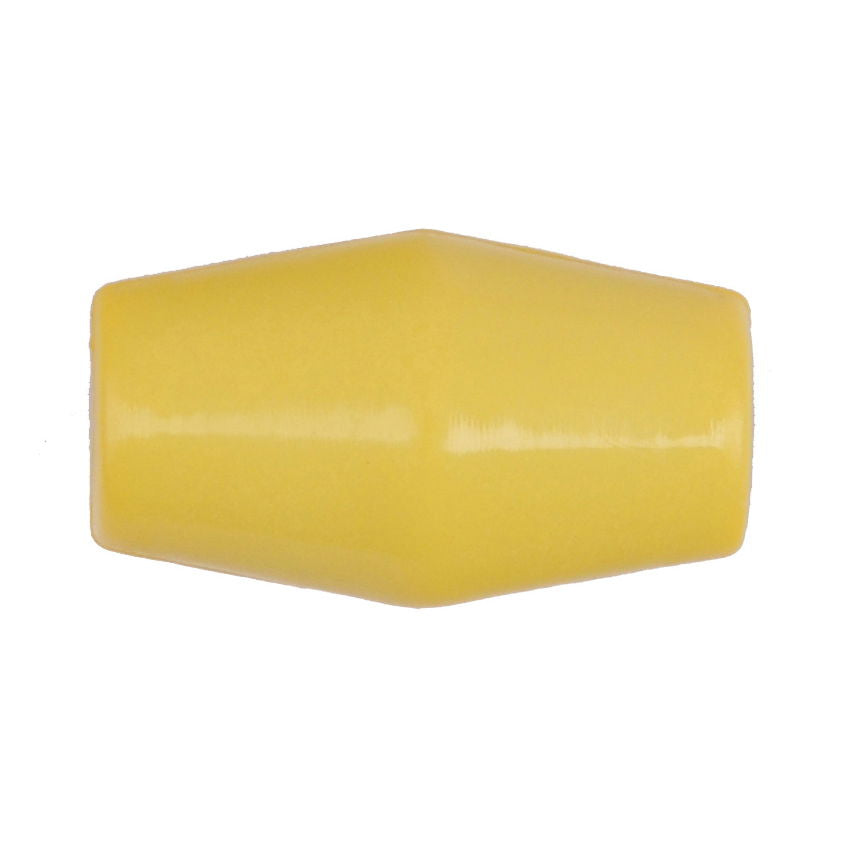 G4237-3 - BUTTON LOOP BACK TOGGLE COL 3 YELLOW (50)