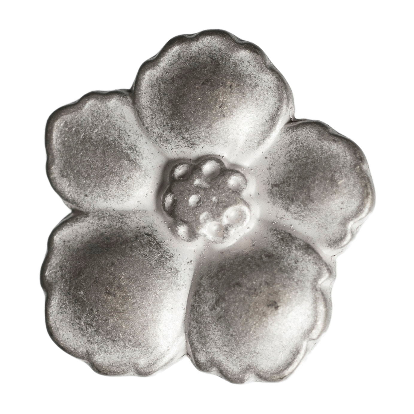 G4241-24-100 - METAL BUTTON SIZE 24 COL 100  ANTIQUE SILVER (50)