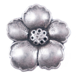 G4241-40-100 - METAL BUTTON SIZE 40 COL 100 ANTIQUE SILVER (50)