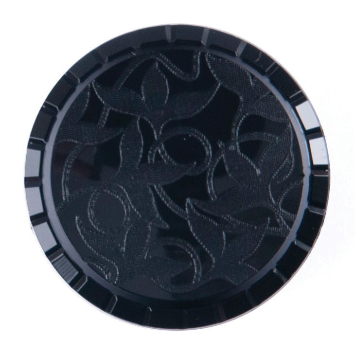 G4277-30 - BUTTON BLACK PATTERNED SHANK SIZE 30