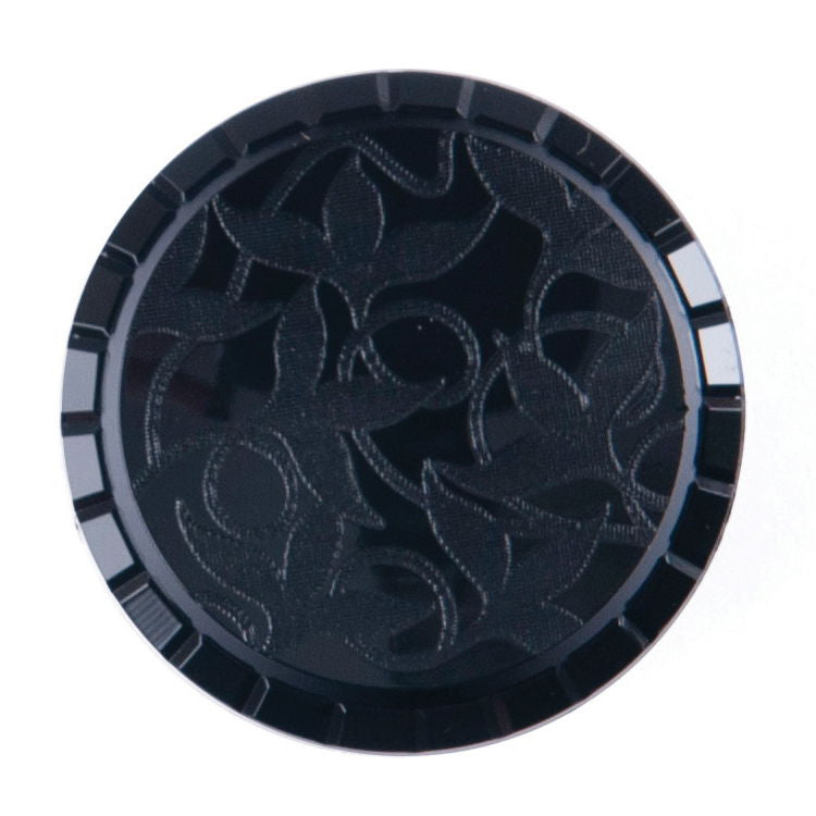 G4277-44 - BUTTON BLACK PATTERNED SHANK SIZE 44
