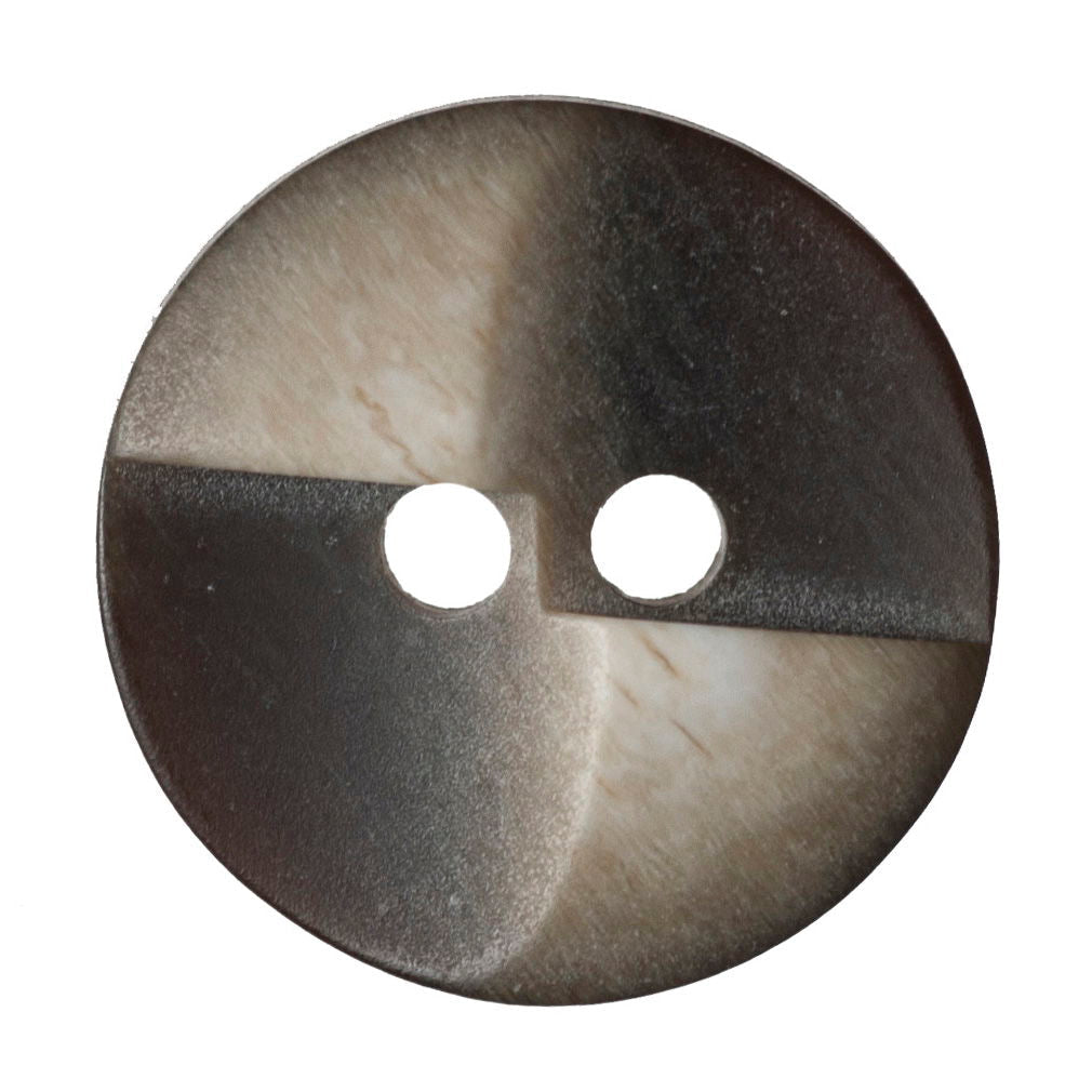 G4303-24-30 - BUTTON 2 HOLE WINDMILL SIZE 24 COL 30 BROWN