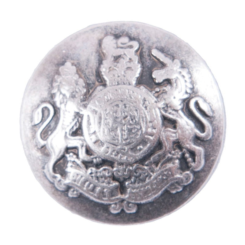 G4316-36-100 - BUTTON MILITARY METAL SIZE 36 COL 100 SILVER (50)