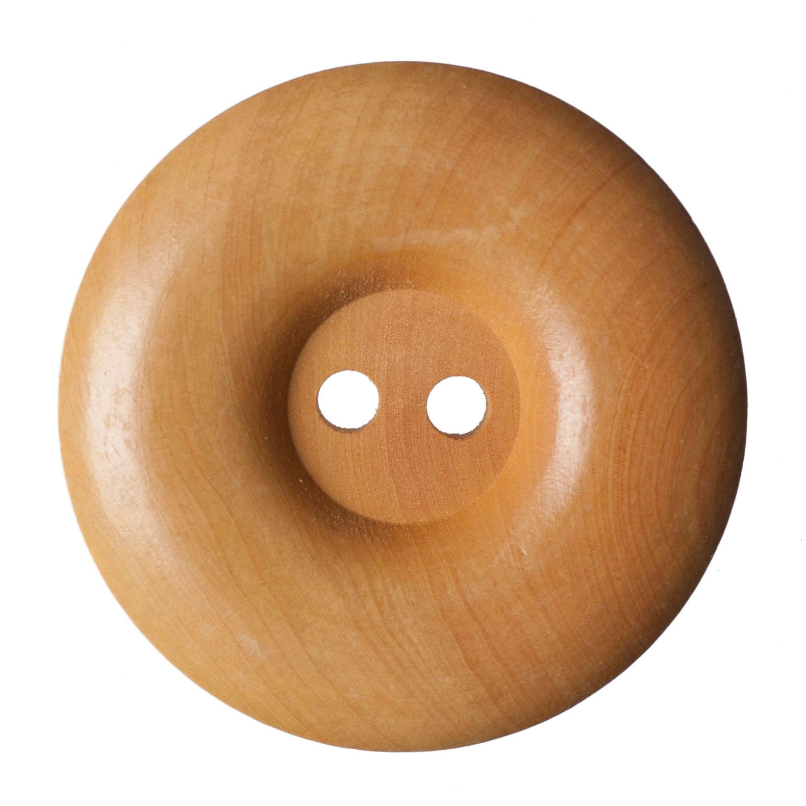 G4328-60 - BUTTON 2 HOLE CHUNKY WOODEN SIZE 60 X 50
