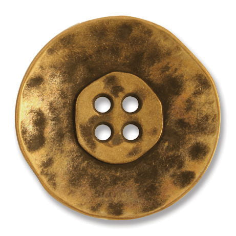 G4353-54-90 - BUTTON HAMMERED METAL SIZE 54 COL 90 ANT BRONZE