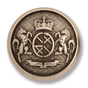 G4354-32-100 - BUTTON MILITARY METAL SIZE 32 COL 100 ANT SILVER