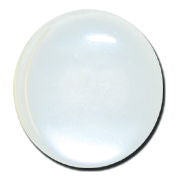 G777-28-1 - BUTTON POLY SHANK SIZE 28 COL1 WHITE