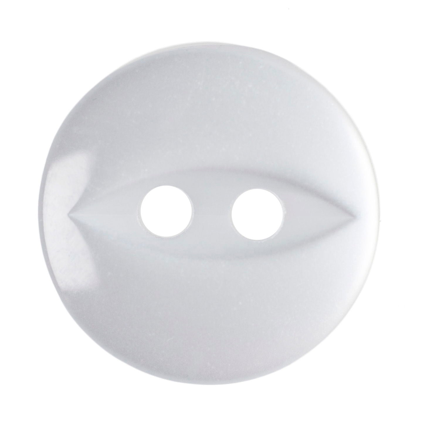 G790-18-1 - FISHEYE BUTTON SIZE 18 COL 1 WHITE *2000*