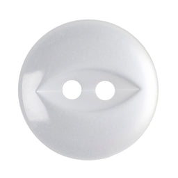 G790-22-1 - FISHEYE BUTTON SIZE 22 COL 1 WHITE *2000*