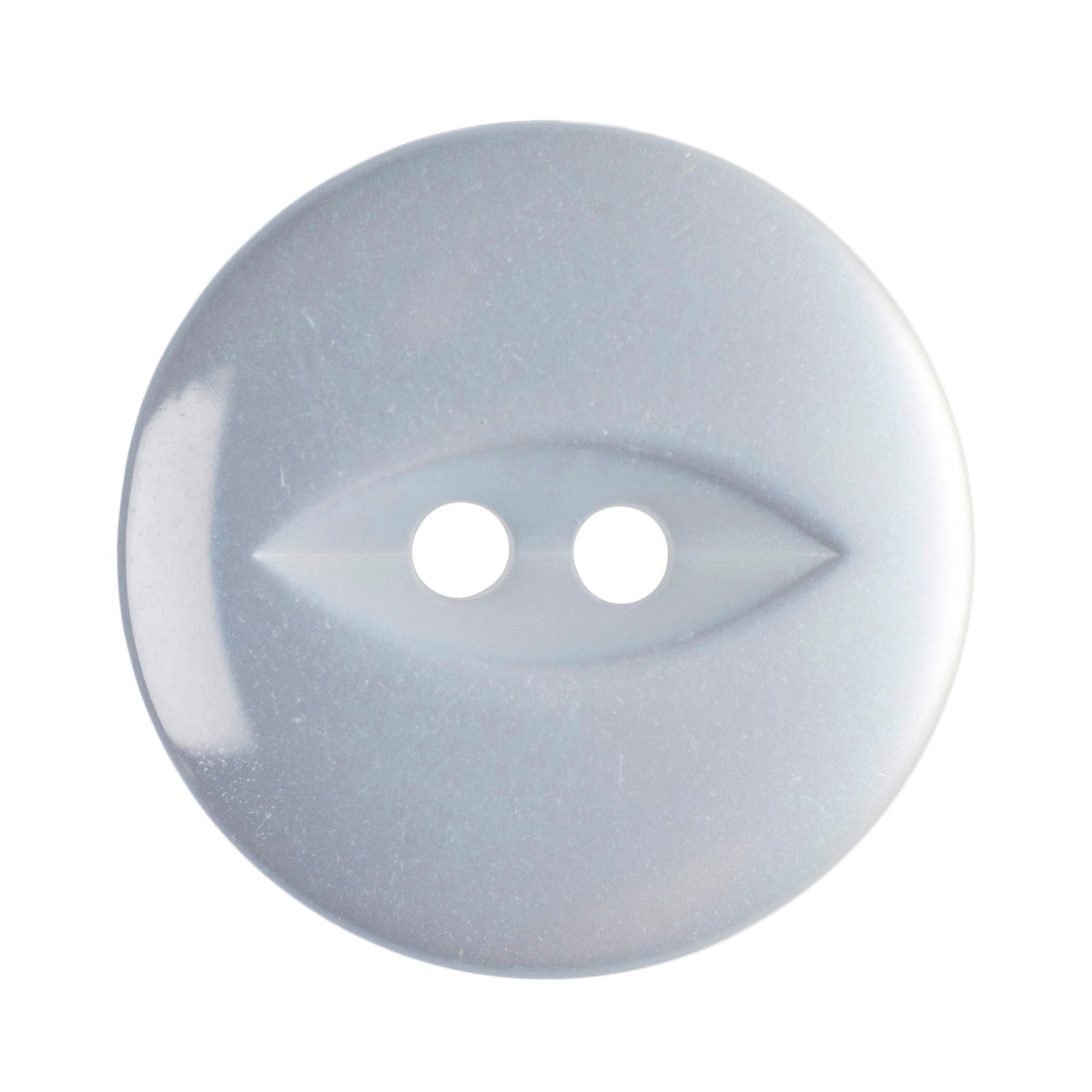 G790-30-1 - FISHEYE BUTTON SIZE 30 COL 1 WHITE **500**