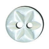 G792-18-1 - TRIMITS BUTTON STAR SIZE 18 WHITE (2000)