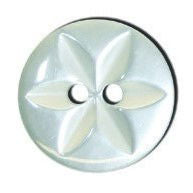 G792-22-1 - TRIMITS BUTTON STAR SIZE 22 PEARL WHITE BOX 1000