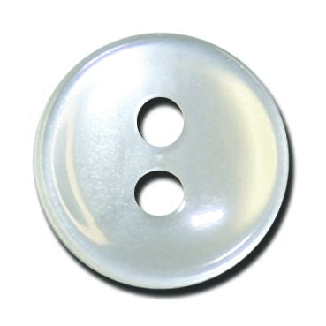 G796-18-1 - SHIRT BUTTON SIZE 18 COL 1 WHITE **G3942**