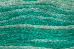 GE0063 - TRIMITS STRANDED COTTON 8m COL 63 DK GREEN/JADE
