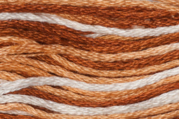 GE0099 - TRIMITS STRANDED COTTON 8m  Col 99 ORANGE/BROWN MIX
