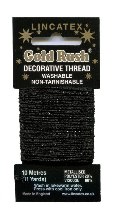 GRC-B - CARDS - GOLDRUSH GLITTER 10m 31 BLACK
