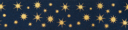 15575-25-2 BERISFORD GLISTEN COL 2 NAVY & GOLD 25mm RIBBON