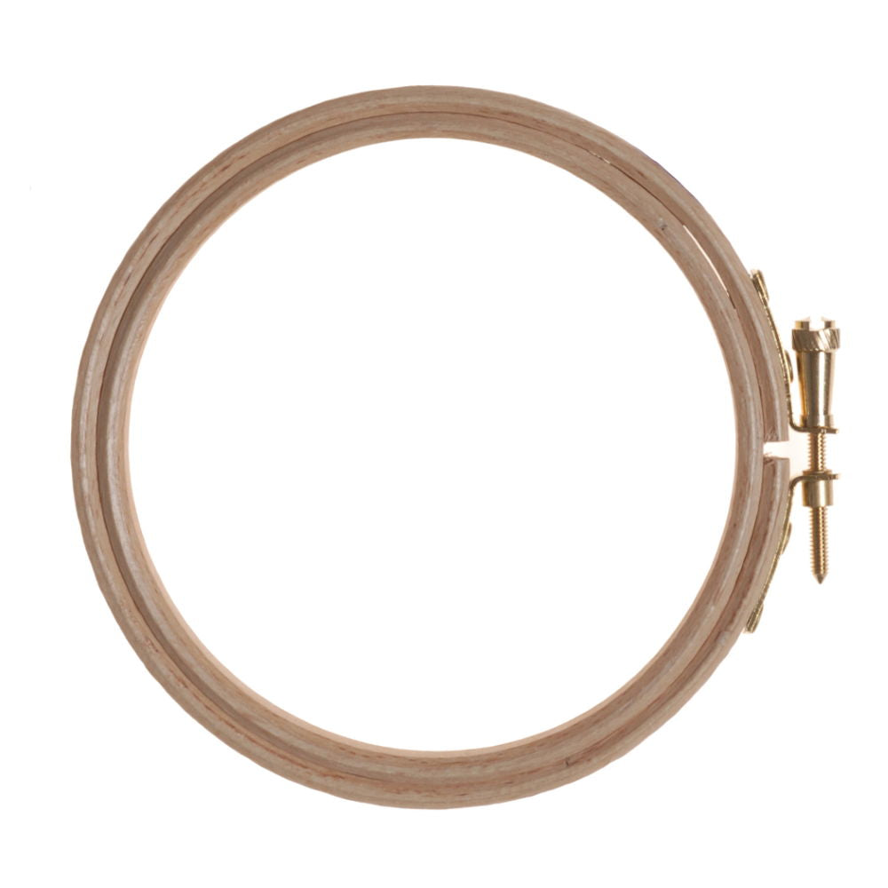 H5 - 12cm EMB RING W. SCREW (Beech) (Elbesee)