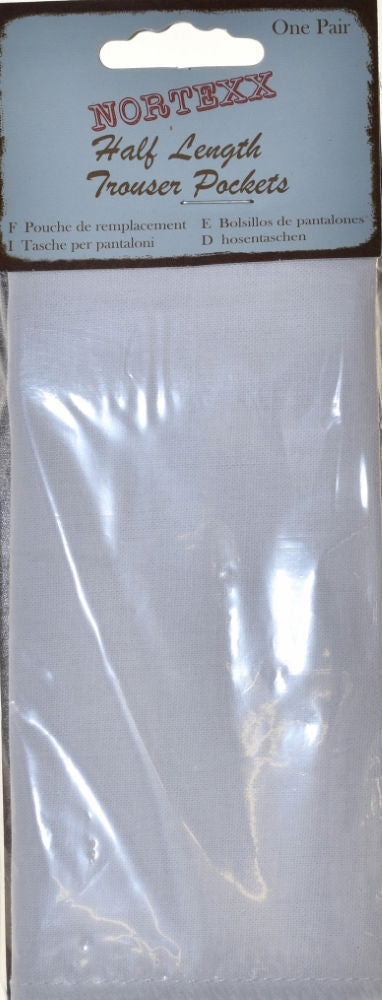 HLC-1 - NORTEXX S/I HALF TROUSER POCKET CTN PAIR CREAM