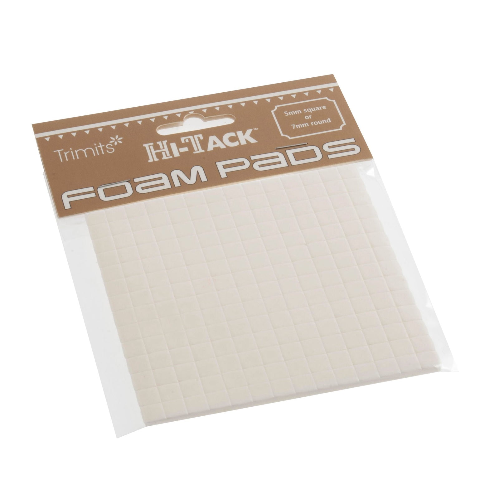 HTP02 - HI TACK FOAM PADS 7 X 7 X 3MM THICK
