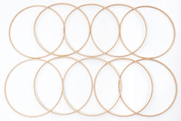 IN10 - 25cm X 10mm DEEP WOOD INNER RING(5) (Beech) (Elbesee)